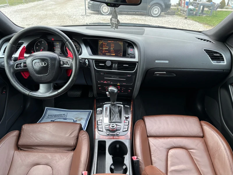 Audi A5  3.0TDI-S-LINE-ЕВРО 5А-АВТОМАТ QUATTRO/ТОП, снимка 10 - Автомобили и джипове - 52829770