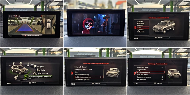 Audi Q7 S-LINEx3/3.0TDI/7MESTA/360CAM/PANO/ВАКУУМ/AMBI/LIZ, снимка 14 - Автомобили и джипове - 52839578