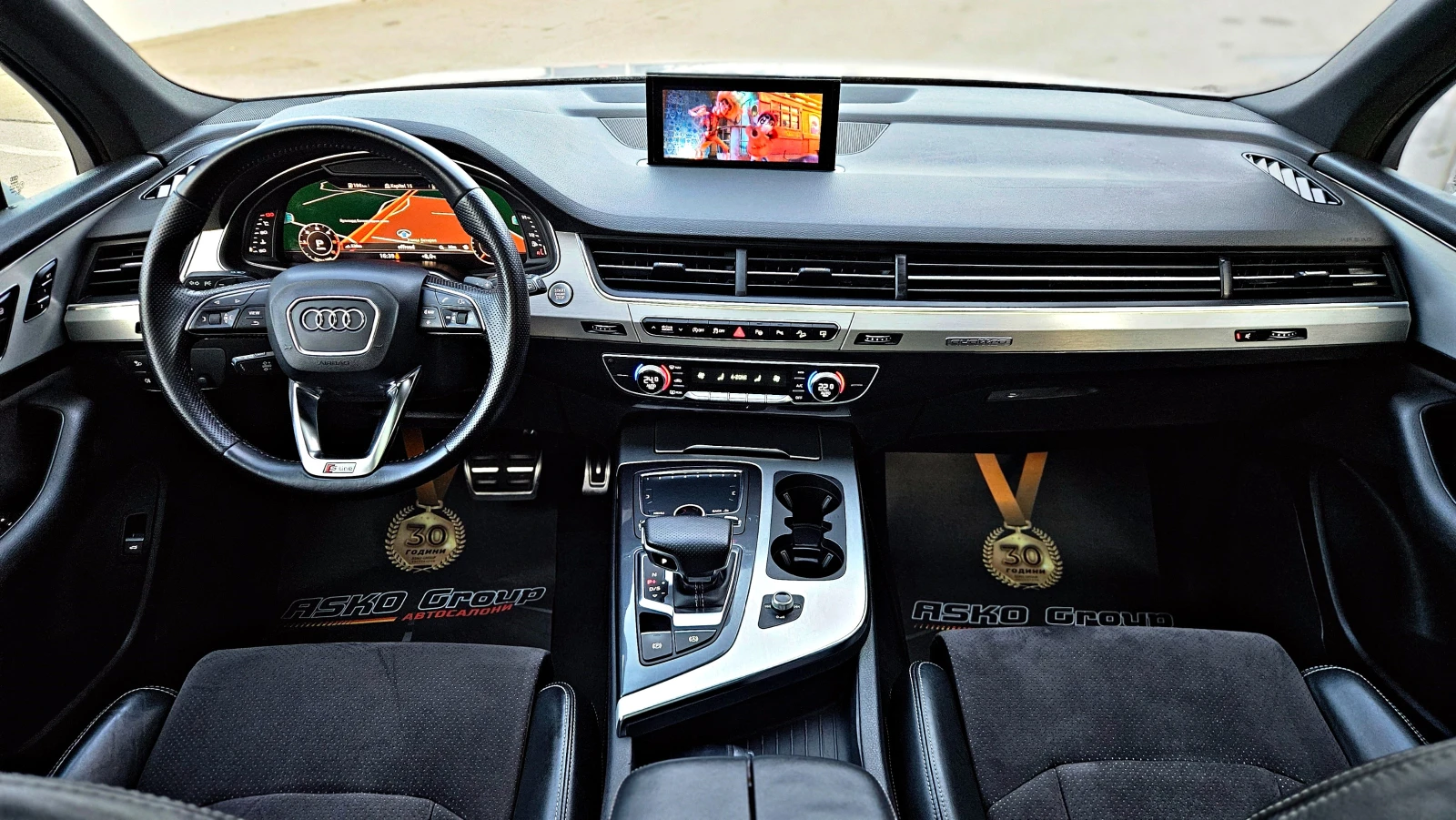 Audi Q7 S-LINEx3/3.0TDI/7MESTA/360CAM/PANO/ВАКУУМ/AMBI/LIZ - изображение 9