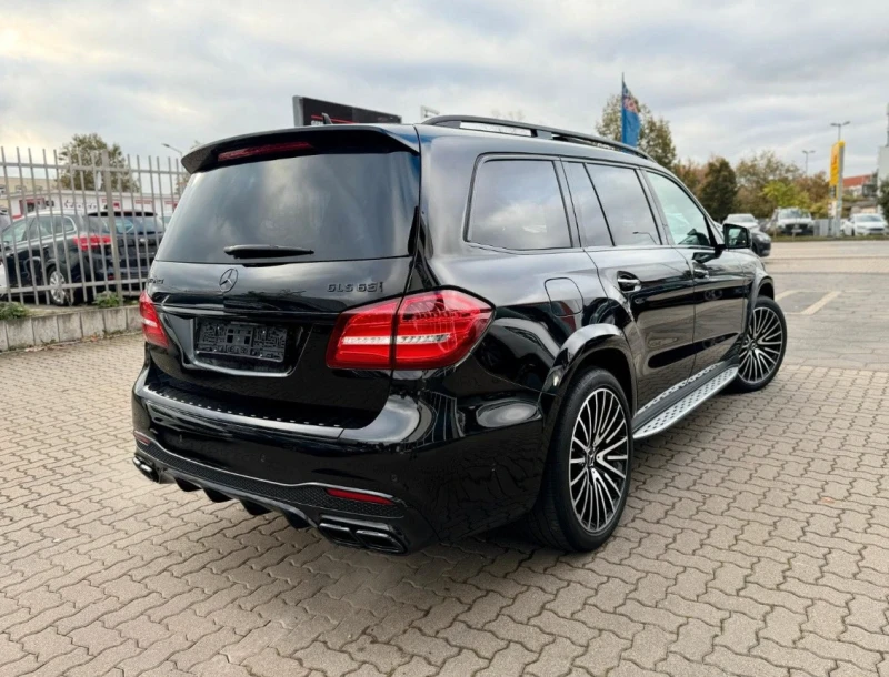 Mercedes-Benz GLS 63 AMG 4MATIC/585к.с./7МЕСТА/PANO/360CAM/LED/DISTRONIC, снимка 4 - Автомобили и джипове - 49525987