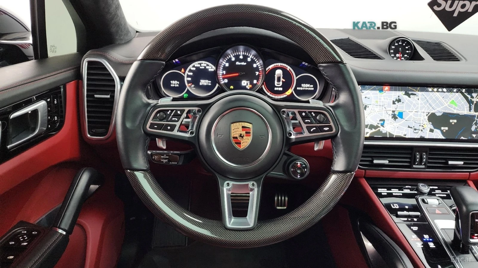Porsche Cayenne * 4.0* TURBO* ПОДГРЕВ* ОБДУХВАНЕ* ПАНОРАМА* 360* F, снимка 10 - Автомобили и джипове - 54914341