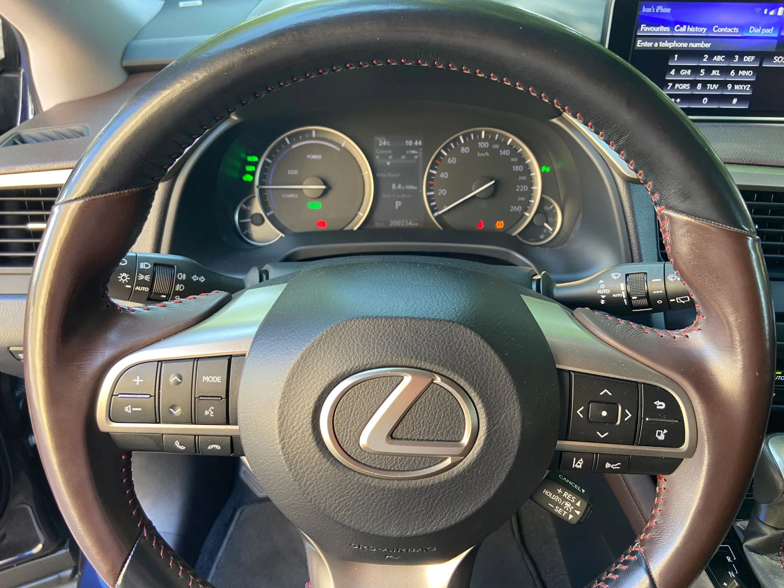 Lexus RX 450h Нов внос от Италия! Сервизна история!, снимка 8 - Автомобили и джипове - 55129140