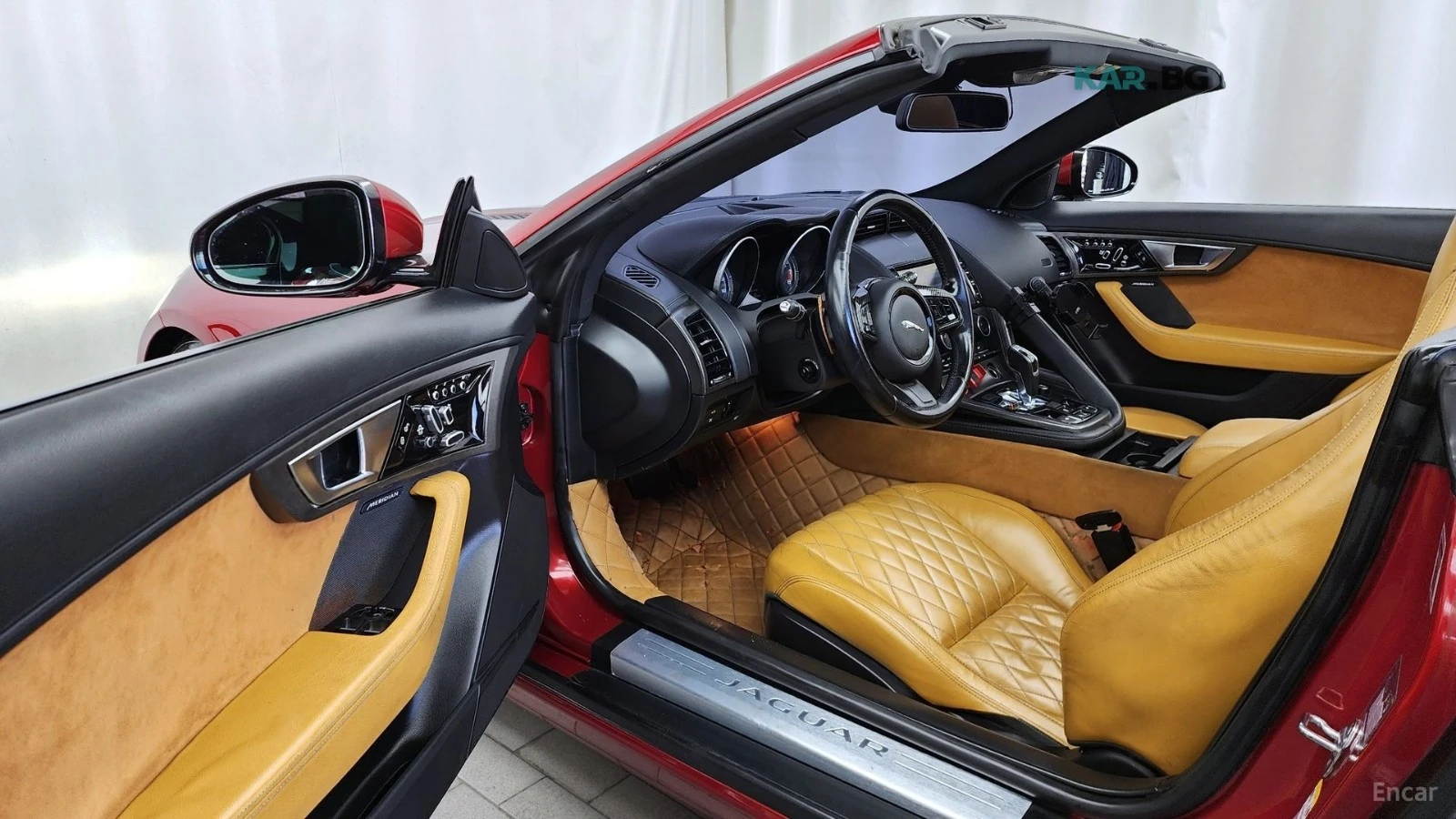 Jaguar F-Type * 3.0 S* CABRIO* КОЖА* ПОДГРЕВ* КАМЕРА* , снимка 9 - Автомобили и джипове - 54893004
