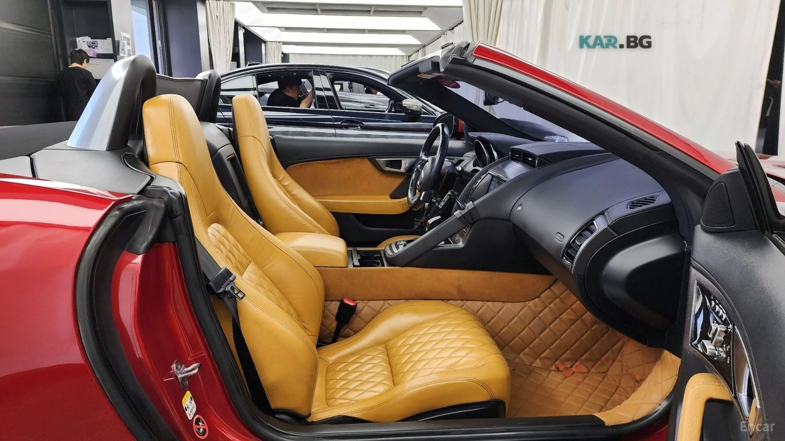 Jaguar F-Type * 3.0 S* CABRIO* КОЖА* ПОДГРЕВ* КАМЕРА* , снимка 10 - Автомобили и джипове - 54893004
