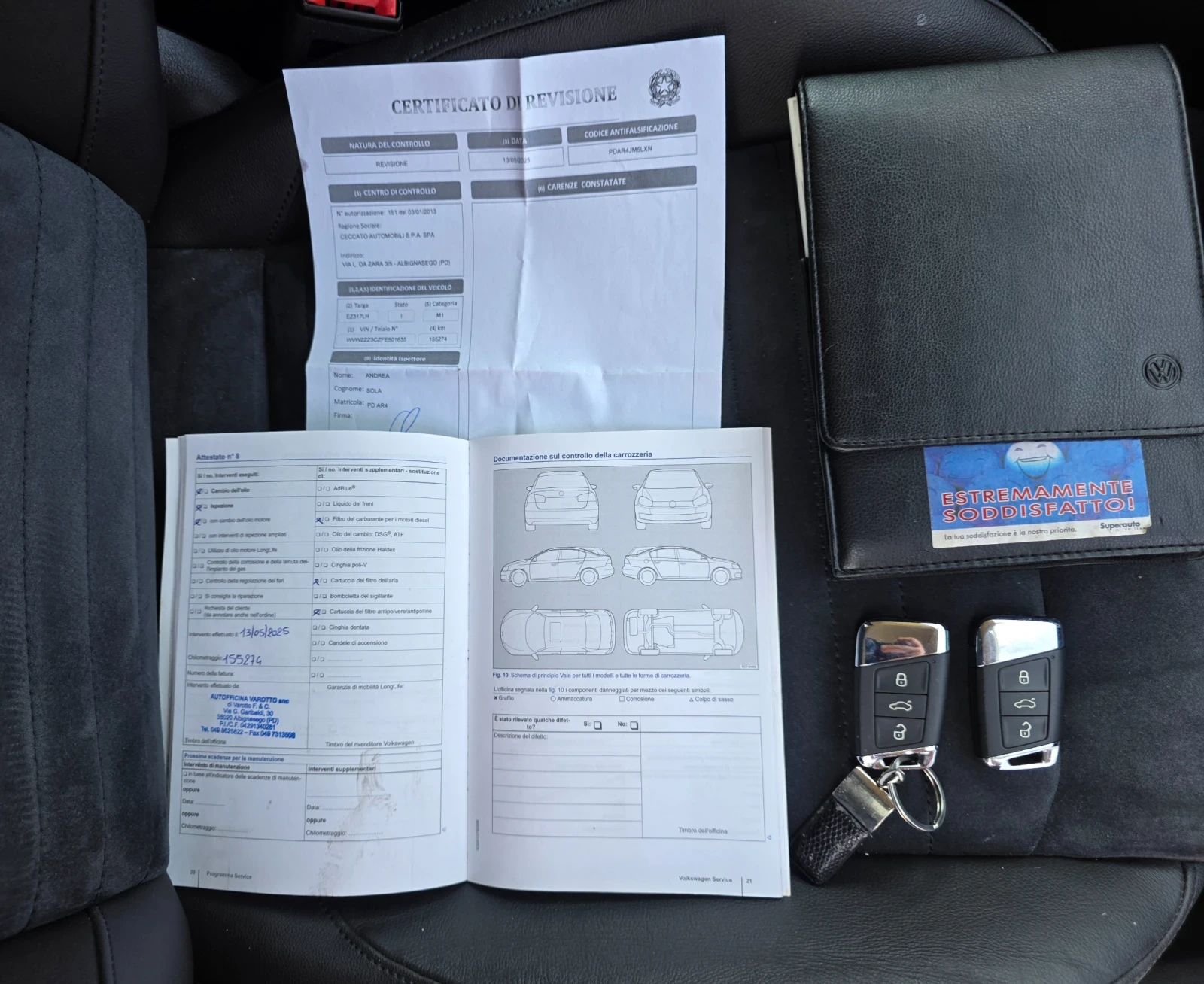 VW Passat 2.0TDI 167 000 Км Сервизна история Vw, снимка 16 - Автомобили и джипове - 55071529
