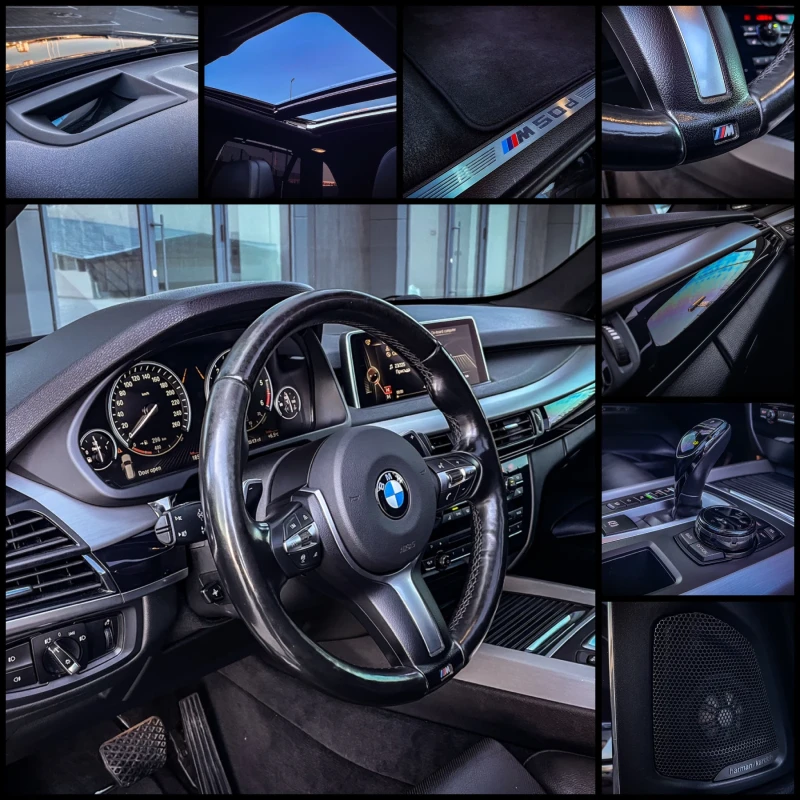 BMW X5 M50d 3xTV/CAM360/PANO/HUD/6+ 1/ASSIST+ /ALL BLACK, снимка 9 - Автомобили и джипове - 48040703