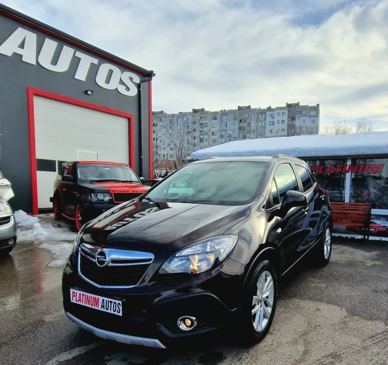 Opel Mokka 1.6D/AVTOMAT/BELGIA/KOJA/PODGREV/TOP, снимка 1 - Автомобили и джипове - 48760156