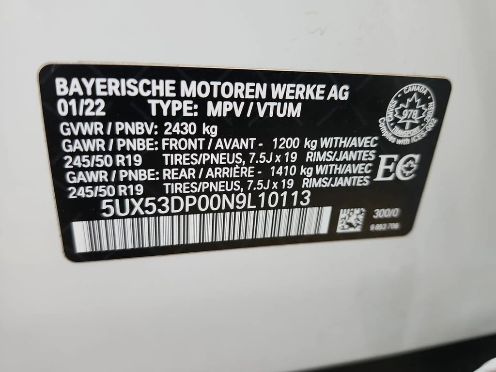 BMW X3 * XDRIVE30I * CARFAX * БЕЗ ПЪРВОНАЧАЛНА ВНОСКА - изображение 7