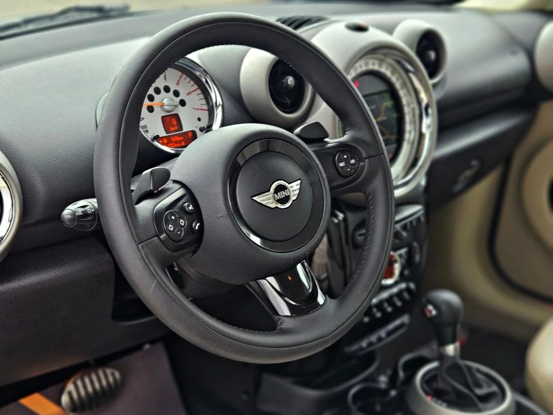 Mini Countryman SD/2.0TDI/4X4/NAVI/AUTOМАТ/KOЖА/TEMPOMAT/F1/LIZI, снимка 10 - Автомобили и джипове - 49547735