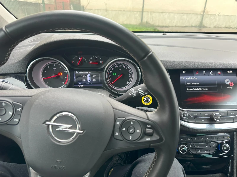 Opel Astra Opel Astra K SPORT TOURER 1.4 Turbo 125 к.с., снимка 13 - Автомобили и джипове - 51741285