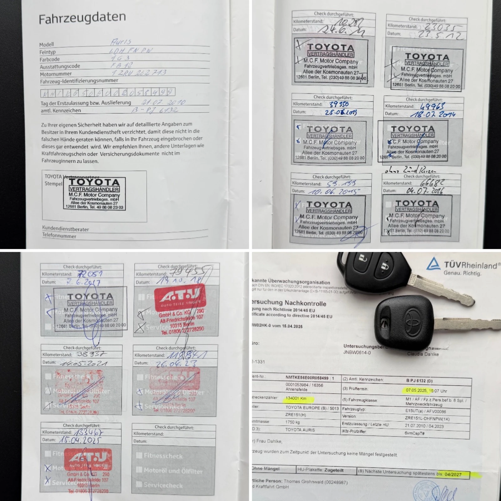 Toyota Auris 1.6i* СЪС СЕРВИЗНА КНИЖКА С ПЪЛНА ИСТОРИЯ, снимка 17 - Автомобили и джипове - 54865670