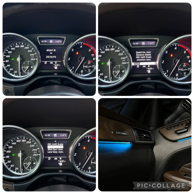 Mercedes-Benz ML 350 AMG/DISTRONIK/EDITION1/DESIGNO/MEMORY, снимка 15 - Автомобили и джипове - 52776127