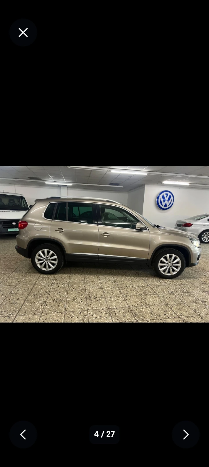 VW Tiguan 2.0-140 КС АВТОМАТИК, НАВИ, НАПА, снимка 4 - Автомобили и джипове - 54390518