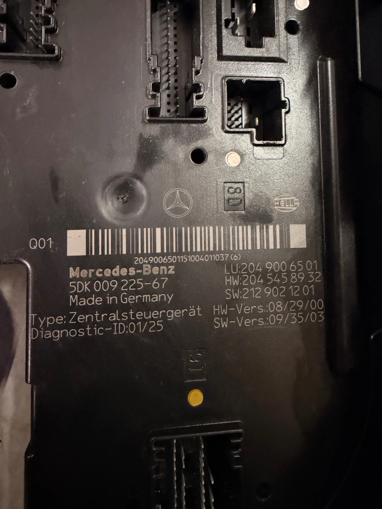 2049006501 SAM Модул  MERCEDES BENZ GLK X204 5DK 009 225-67 5DK009225-67 2045458932 2129021201, снимка 2 - Части - 54742270