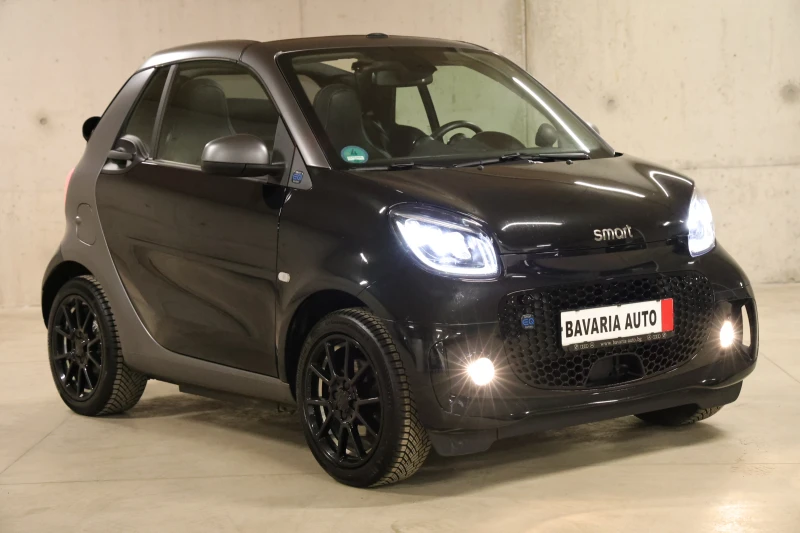 Smart Fortwo EQ Cabrio, Brabus Кожа, Prime, Exclusive, LED, снимка 6 - Автомобили и джипове - 49008565