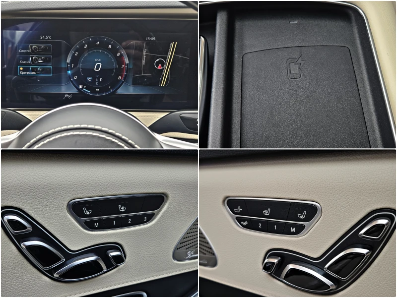 Mercedes-Benz Maybach ! S560/L/TVx3/HEAD/ВАКУМ/KEYLES/BURMEST/NIGHT/PANO, снимка 16 - Автомобили и джипове - 51169398