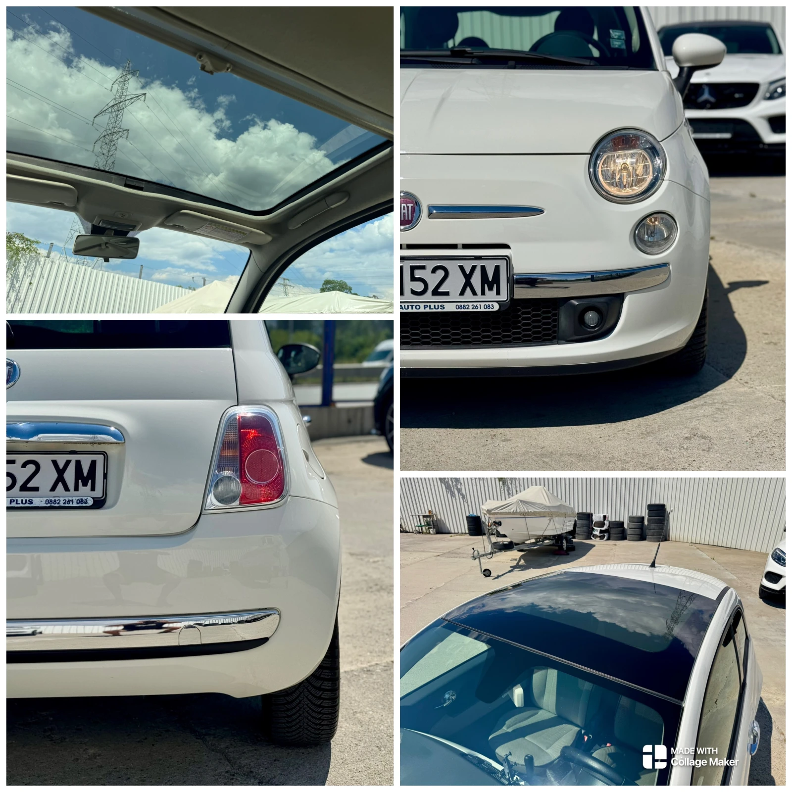 Fiat 500 LAUNGE АВТОМАТИК 103000км ПАНОРАМА ТОП-СЪСТОЯНИЕ, снимка 9 - Автомобили и джипове - 55446238