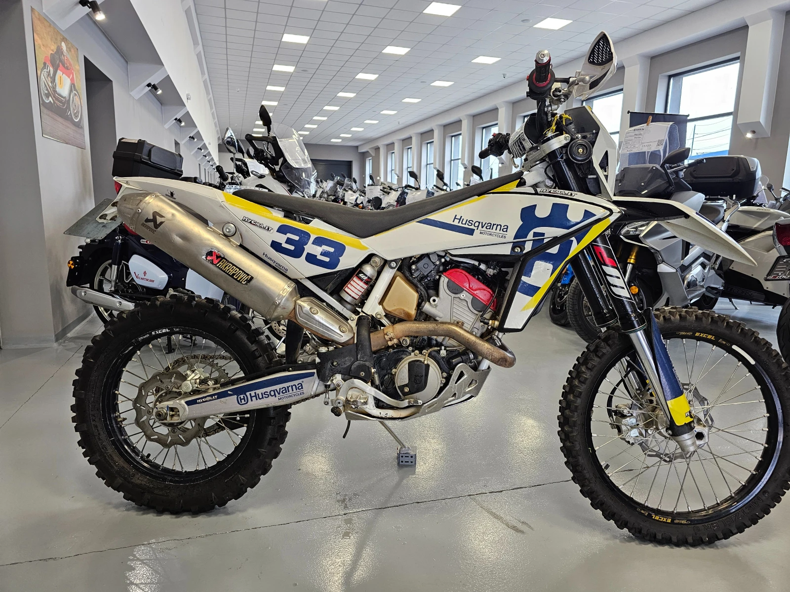 Husqvarna TE 450ie, Стартер, Ендуро, Akrapovic! - изображение 3