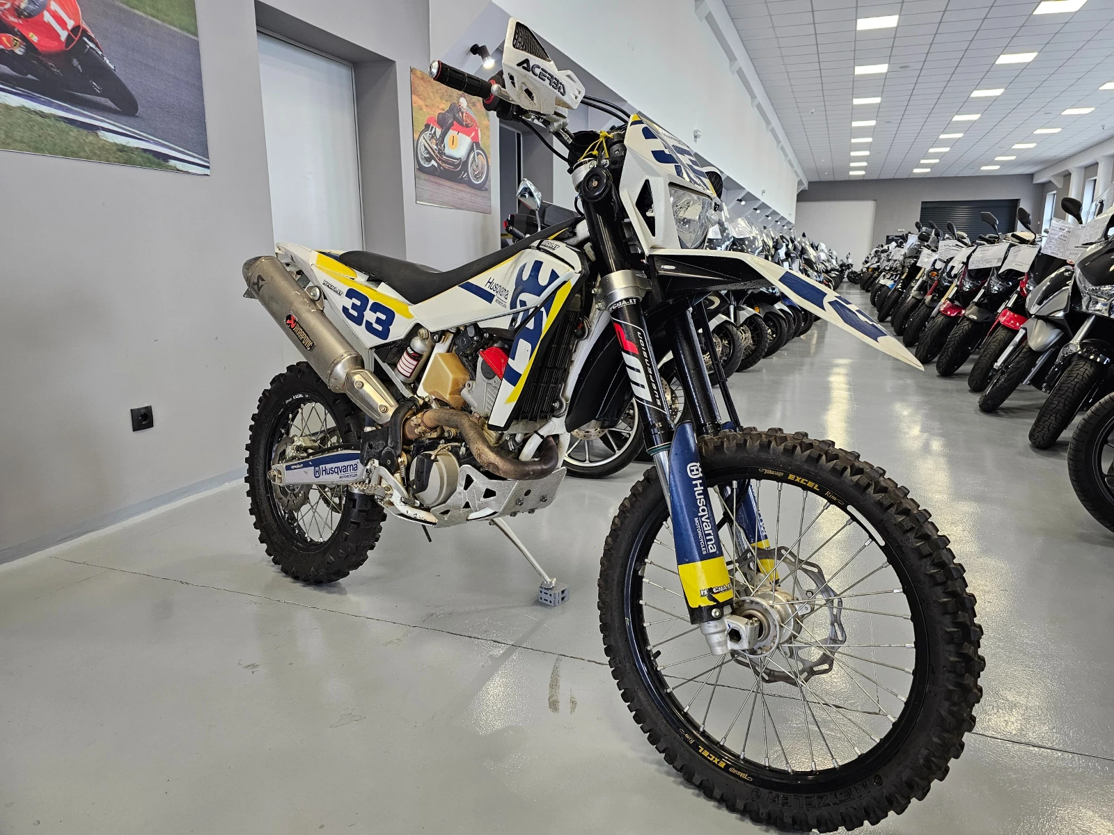 Husqvarna TE 450ie, Стартер, Ендуро, Akrapovic! - изображение 2