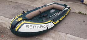 Обява за продажба на Надуваема лодка Собствено производство Intex Seahawk 4 ~ 195 лв. - изображение 1