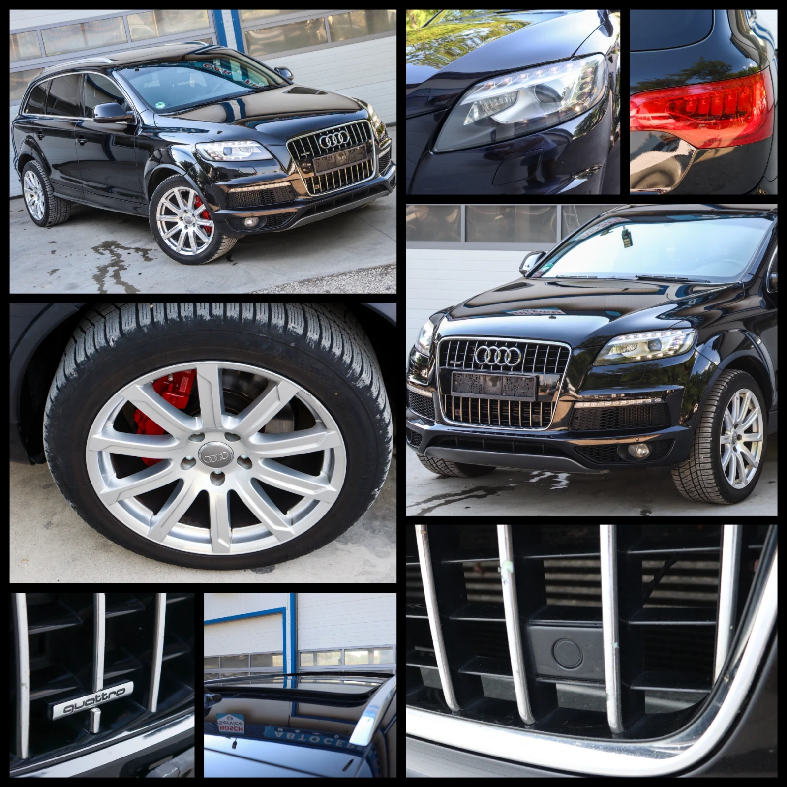Audi Q7 4.2TDI3xSlineDistronicBosePano7mKeylessActiveSound, снимка 14 - Автомобили и джипове - 55003465