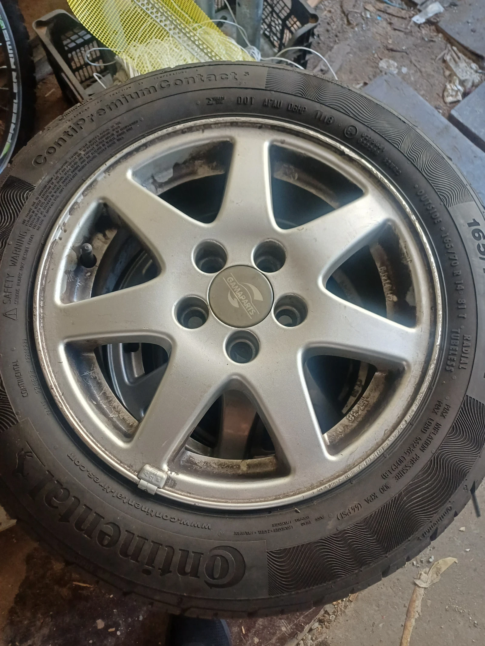 Гуми с джанти Continental 165/70R14