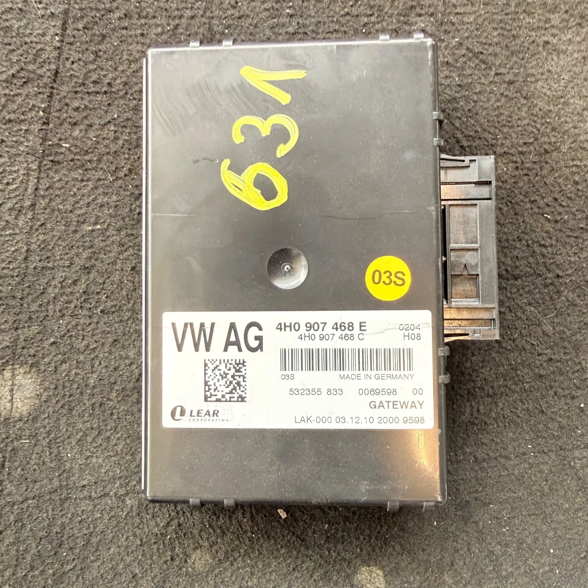 Централен CAN Gateway модул за Audi A8 D4 4H0907468E-1156