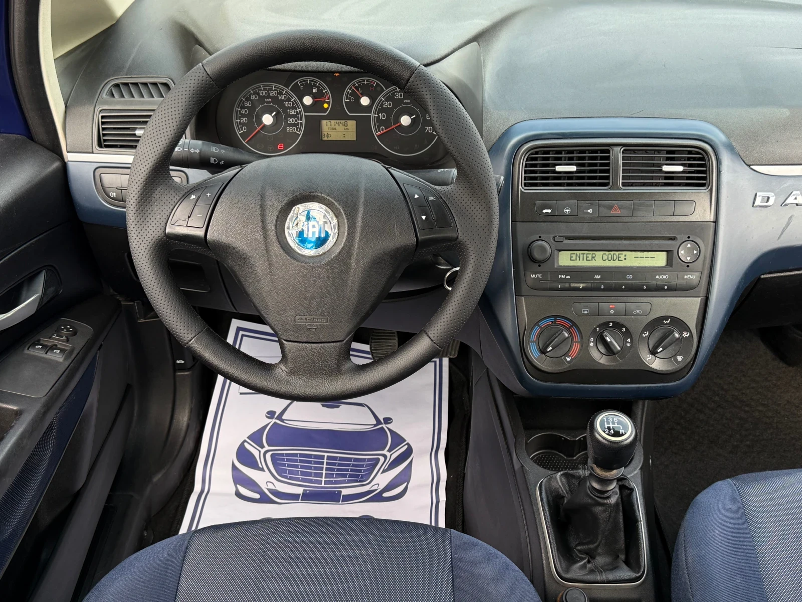 Fiat Punto 1.4i 78к.с * Климатик*  - изображение 10