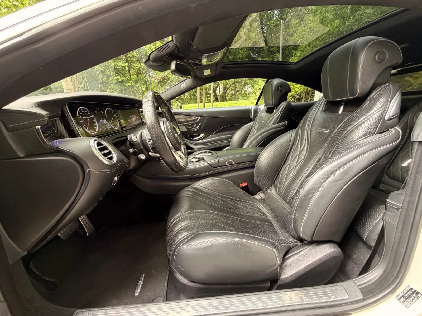 Mercedes-Benz S 63 AMG CARBON CERAMIC / FACE OPTIC / 3D BURMESTER / FULL, снимка 10 - Автомобили и джипове - 54759161