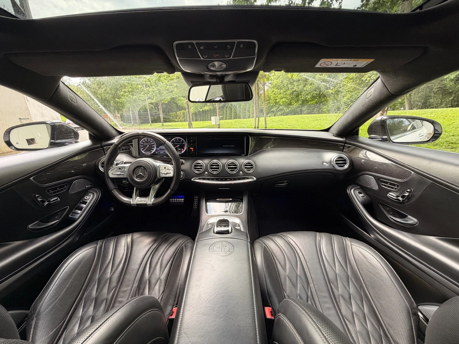 Mercedes-Benz S 63 AMG CARBON CERAMIC / FACE OPTIC / 3D BURMESTER / FULL, снимка 13 - Автомобили и джипове - 54759161