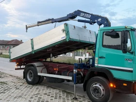 Mercedes-Benz 1320 Самосвал с кран, снимка 3