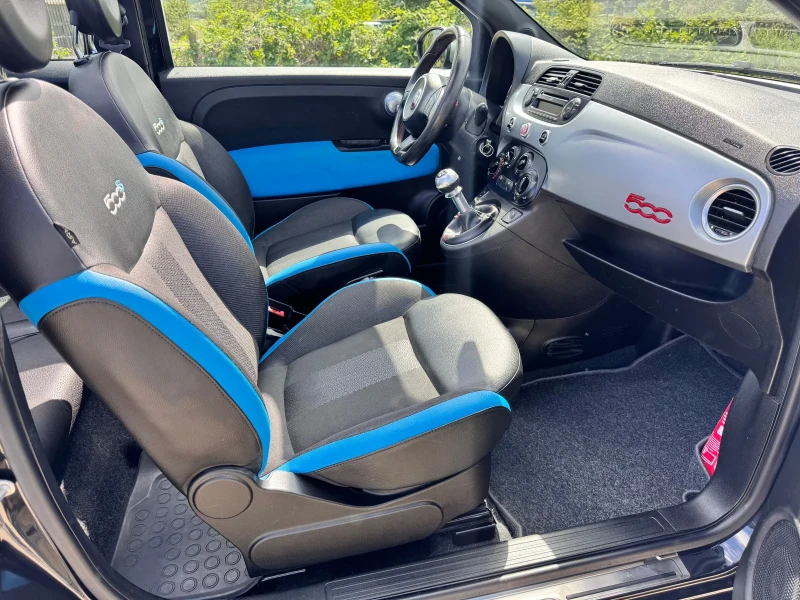 Fiat 500 sport cabrio, снимка 14 - Автомобили и джипове - 50261190