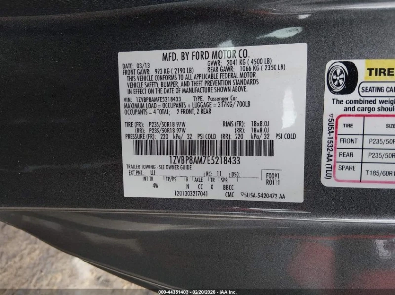 Ford Mustang 3.7l V6 Premium, снимка 9 - Автомобили и джипове - 53600464