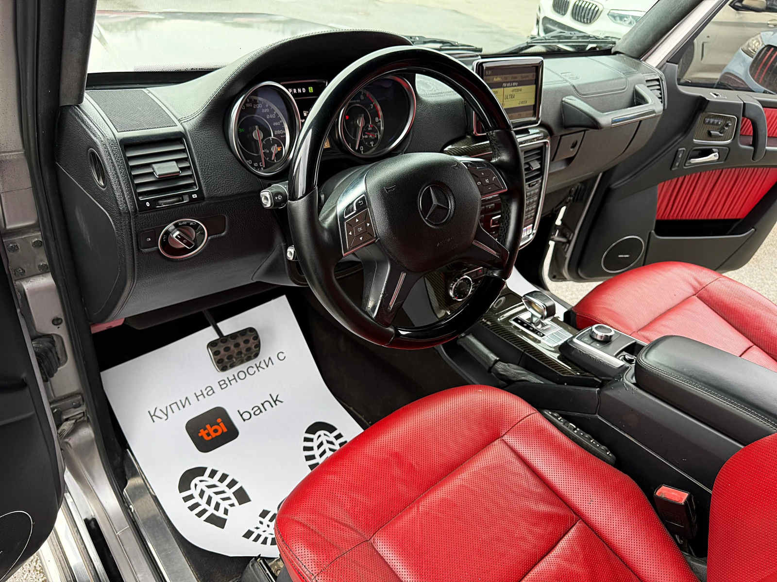 Mercedes-Benz G 63 AMG Face-Designo-Led-Navi-Kamera-Xenon-Harmon Kardon !, снимка 10 - Автомобили и джипове - 54954331