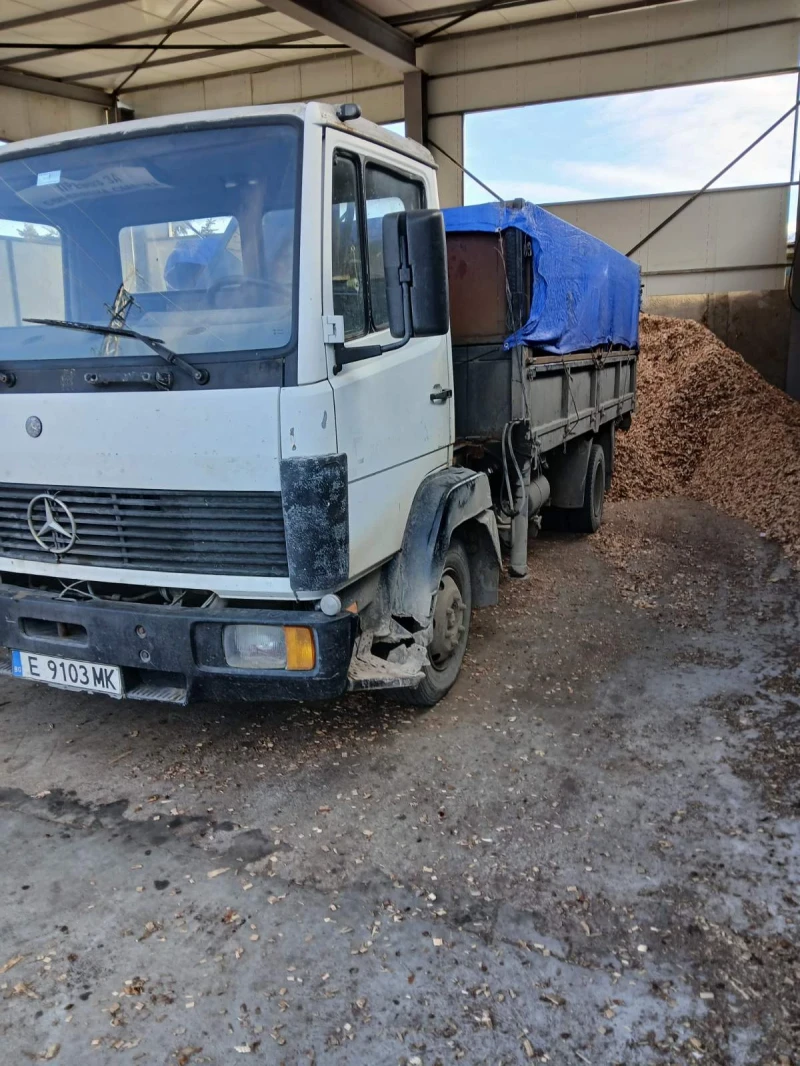 Mercedes-Benz 814 Самосвал с кран , снимка 2 - Камиони - 49249414