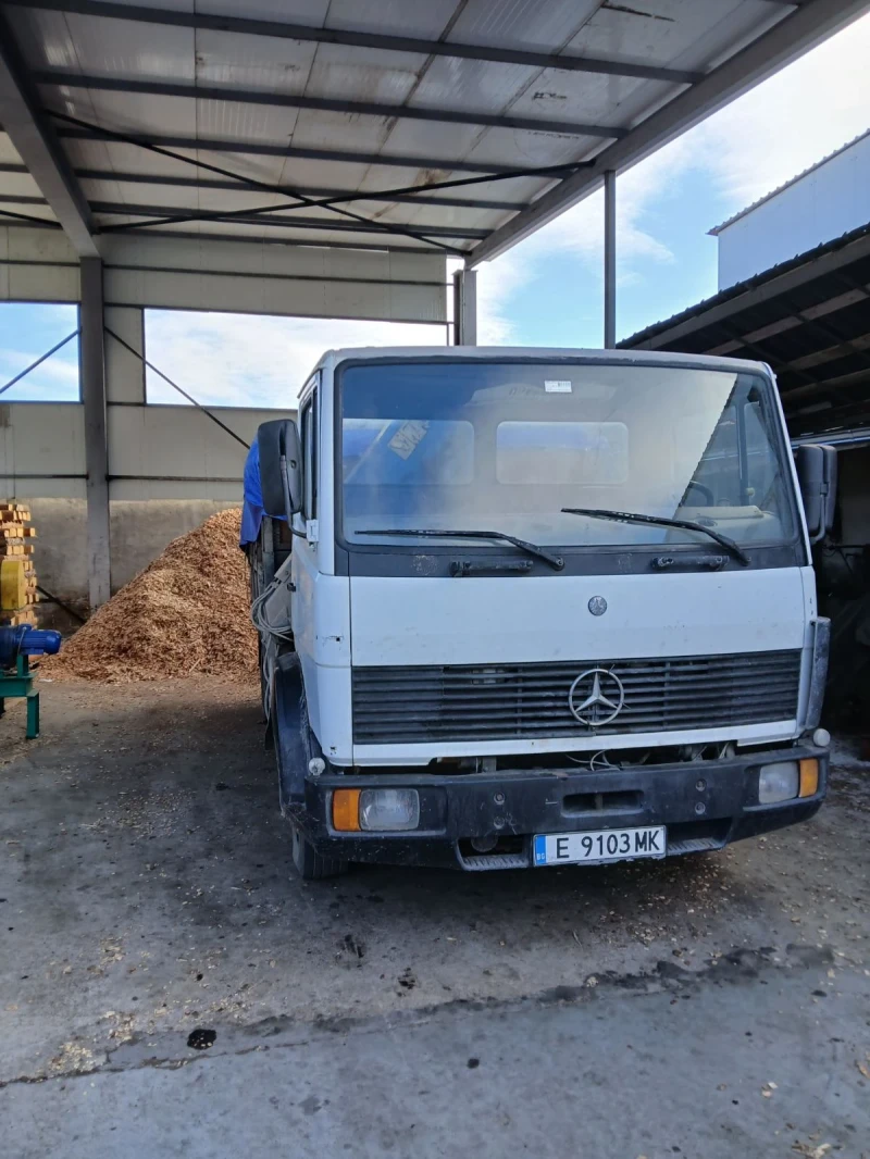 Mercedes-Benz 814 Самосвал с кран , снимка 1 - Камиони - 49249414