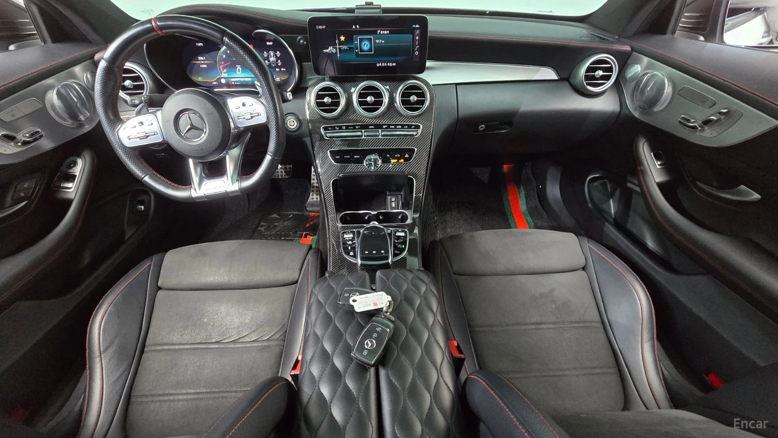 Mercedes-Benz C 43 AMG 4MATIC* HUD* 360* КОЖА* НАВИ* ПАНО, снимка 5 - Автомобили и джипове - 55680610