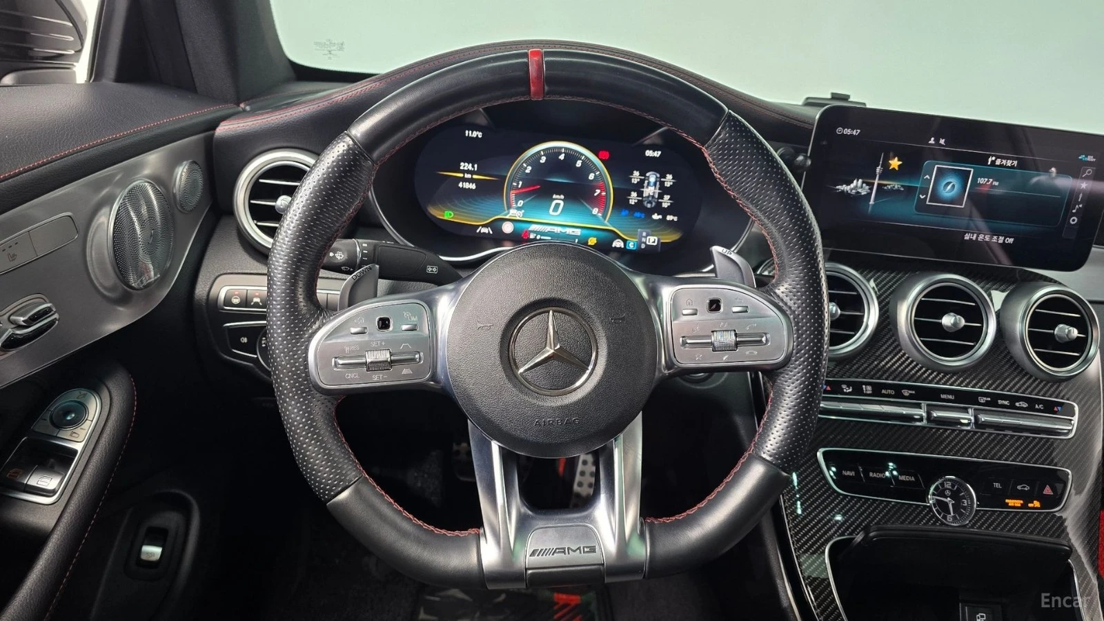 Mercedes-Benz C 43 AMG 4MATIC* HUD* 360* КОЖА* НАВИ* ПАНО, снимка 11 - Автомобили и джипове - 55680610