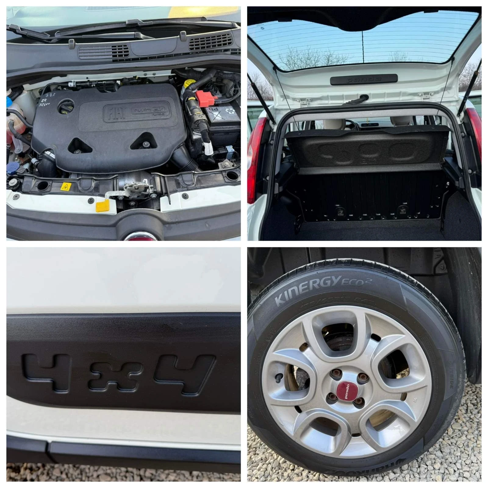 Fiat Panda Panda 4x4 95000km EURO 6B, снимка 15 - Автомобили и джипове - 53748855