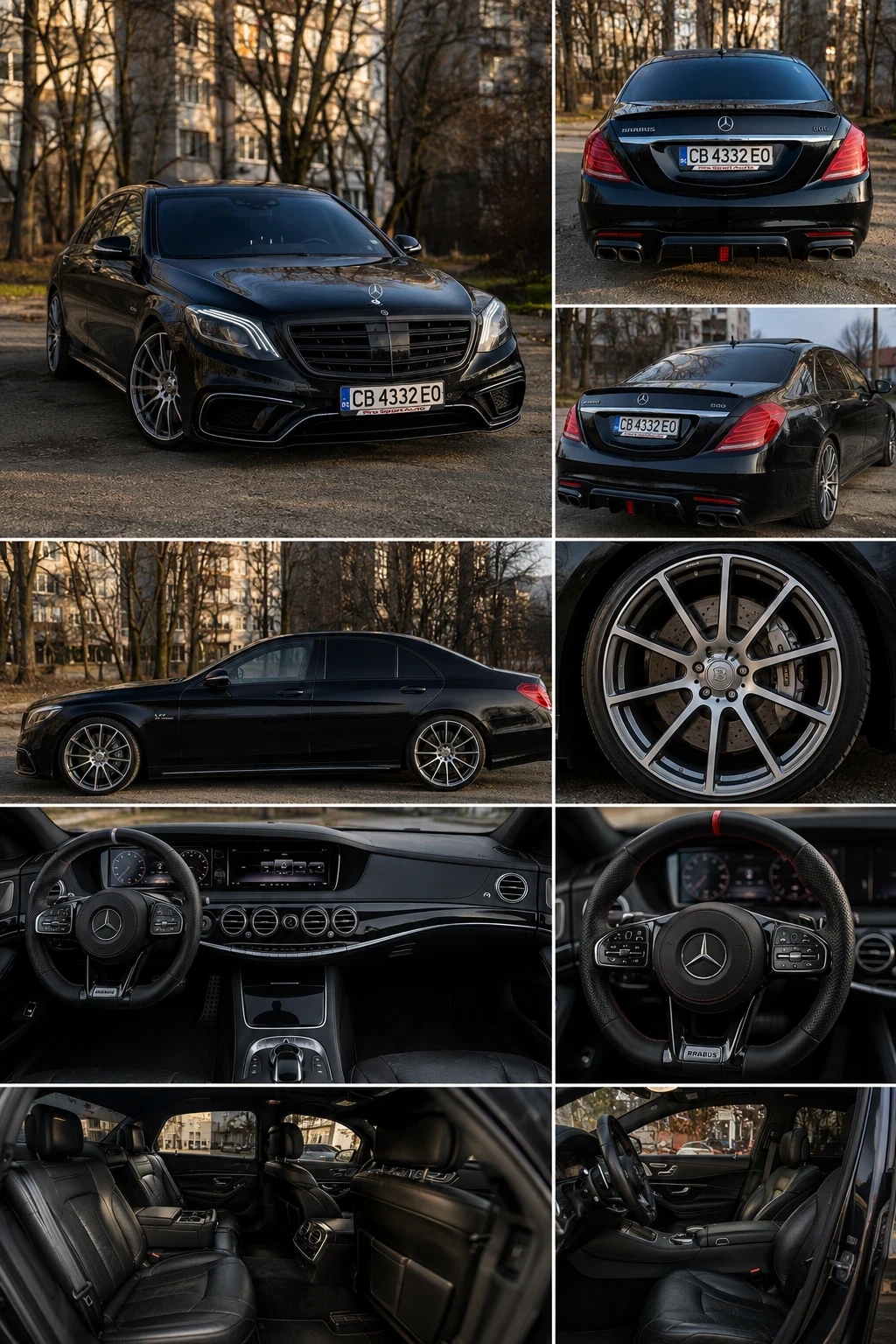 Mercedes-Benz S 350 Brabus packet 800 * Panorama * LONG, снимка 2 - Автомобили и джипове - 55183471