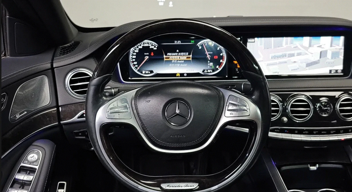 Mercedes-Benz S 350 D/4MATIC/HUD/BURMESTER/ОБДУХВАНЕ/360/ПАНОРАМА/, снимка 10 - Автомобили и джипове - 55566274