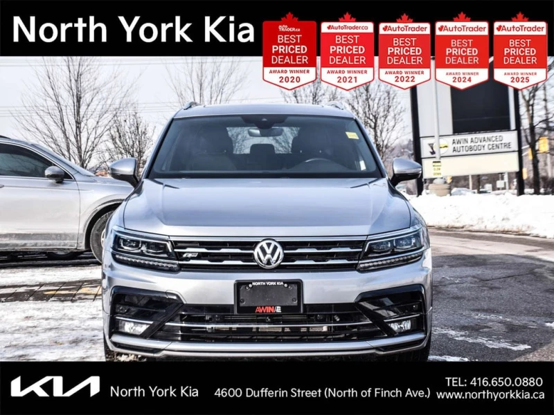 VW Tiguan * 4Motion SEL Premium R Line * CARFAX * ЦЕНА ДО БГ, снимка 3 - Автомобили и джипове - 53342191