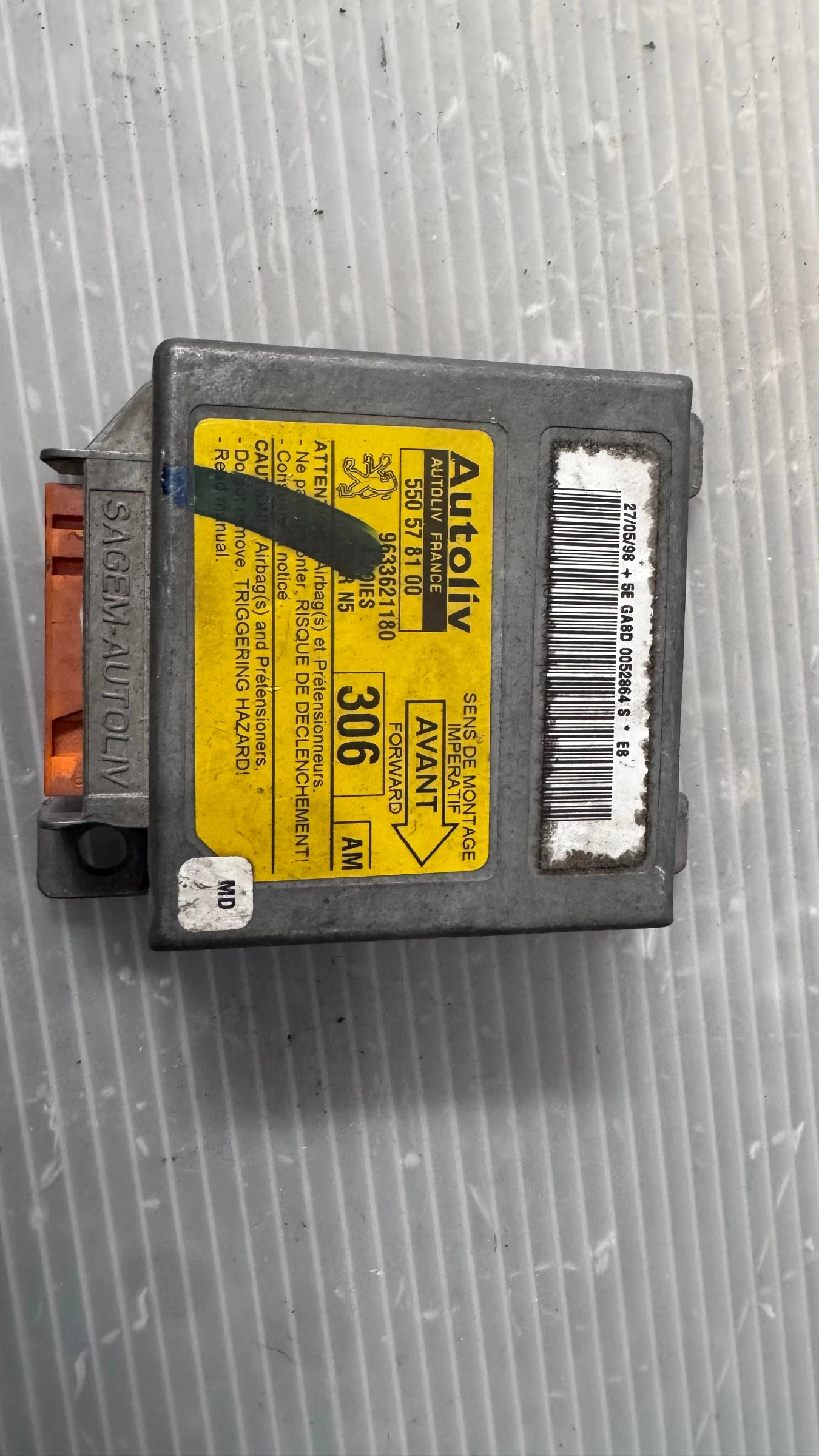 Airbag  /  /  a Peugeot 306 - 9633621180 / 550578100 | Mobile.bg   2