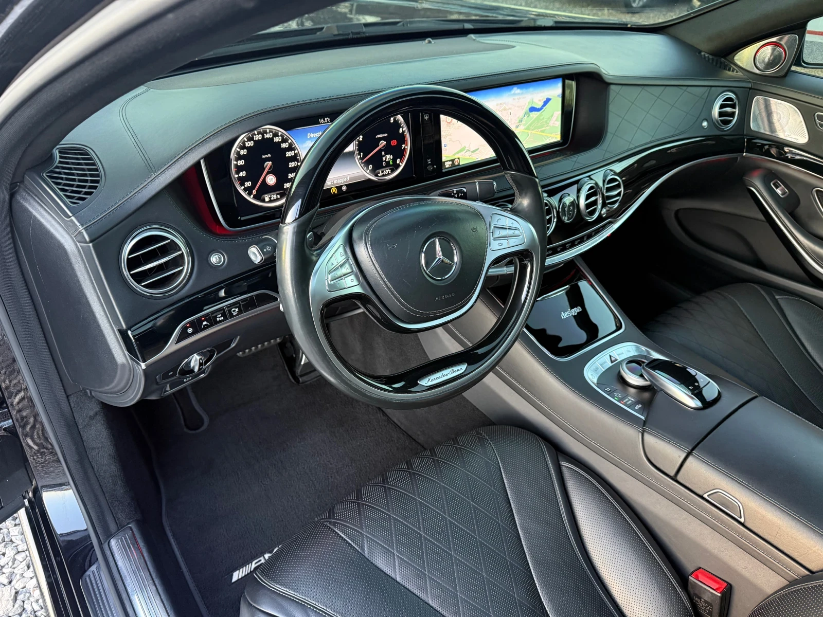 Mercedes-Benz S 500 4MATIC/designo/360/Burmester/Full Led/Панорама/EU6, снимка 8 - Автомобили и джипове - 54445545