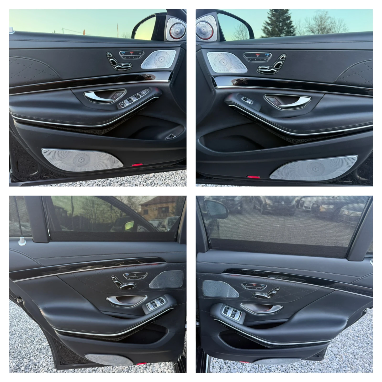 Mercedes-Benz S 500 4MATIC/designo/360/Burmester/Full Led/Панорама/EU6, снимка 14 - Автомобили и джипове - 54445545