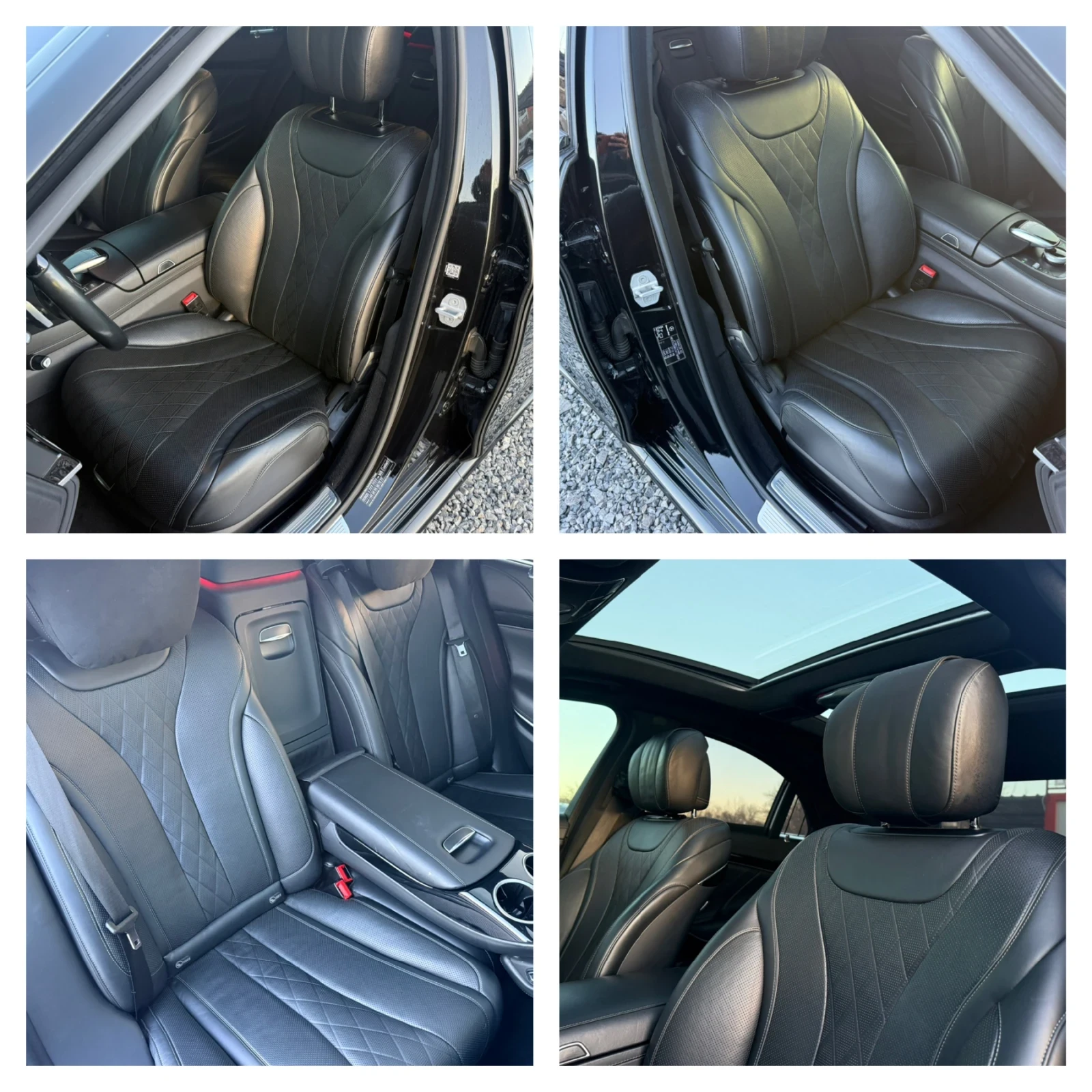 Mercedes-Benz S 500 4MATIC/designo/360/Burmester/Full Led/Панорама/EU6, снимка 13 - Автомобили и джипове - 54445545