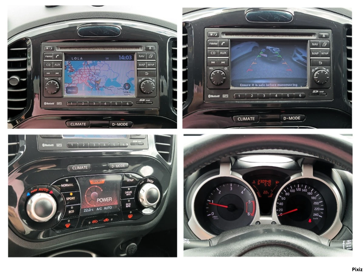 Nissan Juke 1.5 DCi* NAVI* КАМЕРА* ОБСЛУЖЕН* , снимка 14 - Автомобили и джипове - 55274476