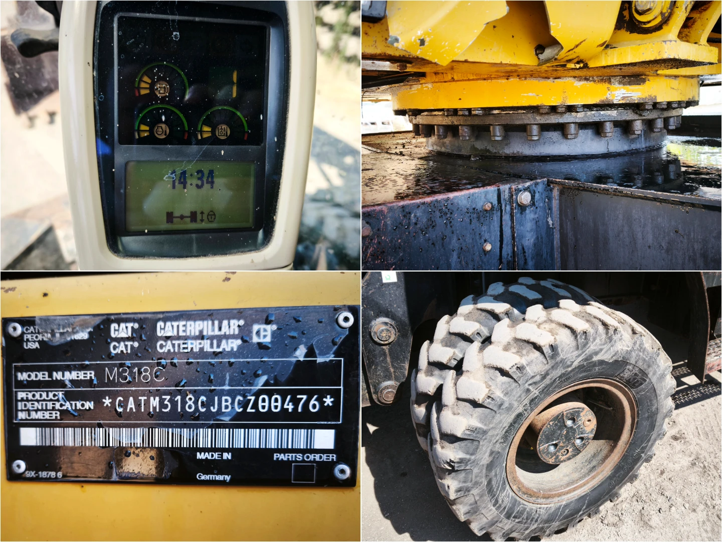 Багер Cat M318C, снимка 12 - Индустриална техника - 55558799