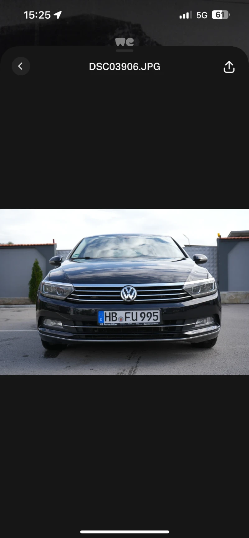 VW Passat 2.0TDI4-motion150 к.с!High line!Нов внос-Германия!, снимка 8 - Автомобили и джипове - 47623855