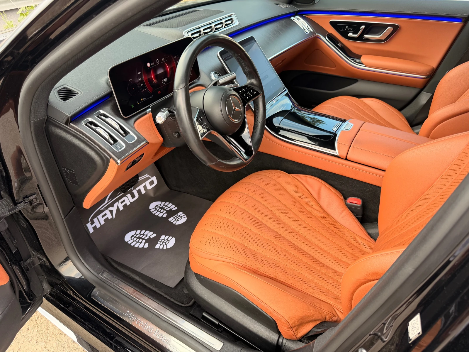 Mercedes-Benz S 350 d= 4Matic= Long= 63 AMG= Distronic= 360* Камера= , снимка 9 - Автомобили и джипове - 55002223